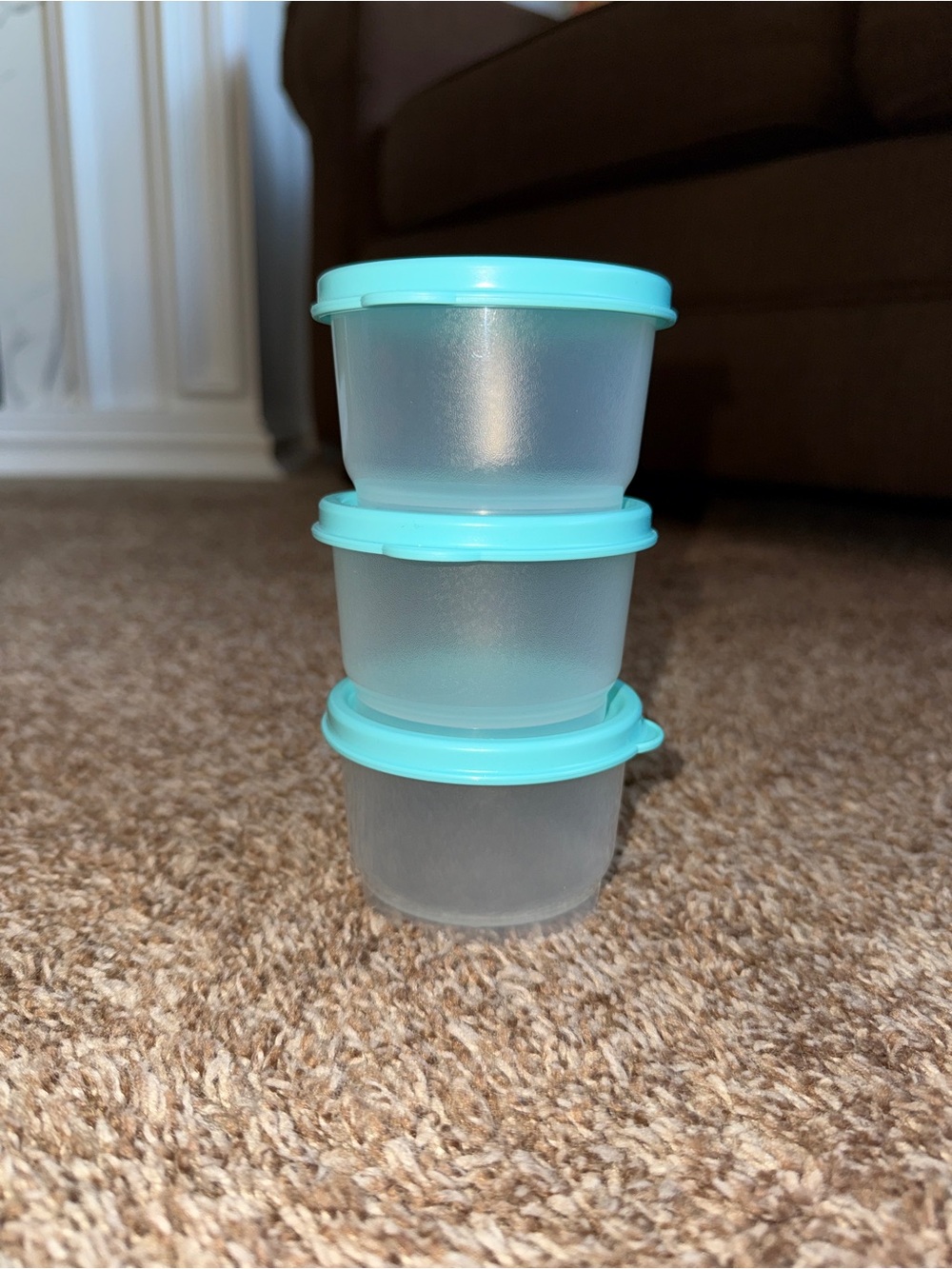 Lot of 3 Tupperware Snack Cups